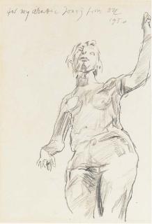 Oskar Kokoschka - Weiblicher Akt