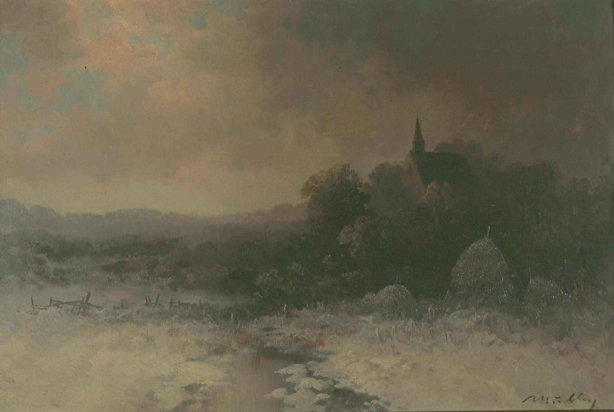 Oskar Mulley - „Frühwinterabend“.