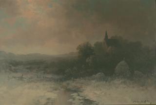 Oskar Mulley - „Frühwinterabend“.