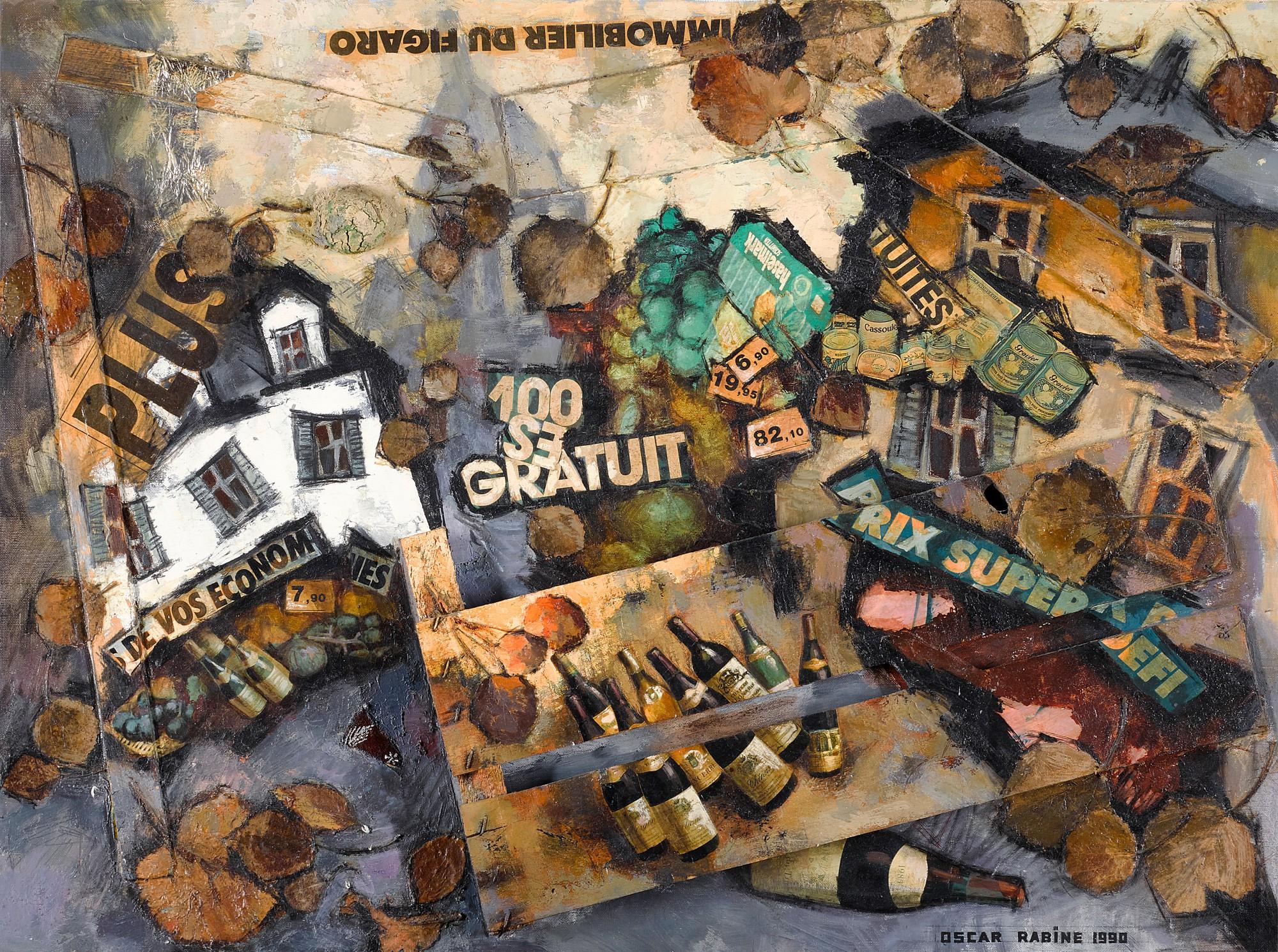 Oskar Rabin - Weekday in Montmartre