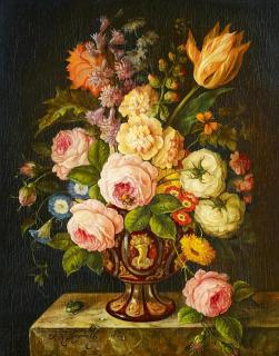 Oskar Robert Dogarth - Blumenstillleben