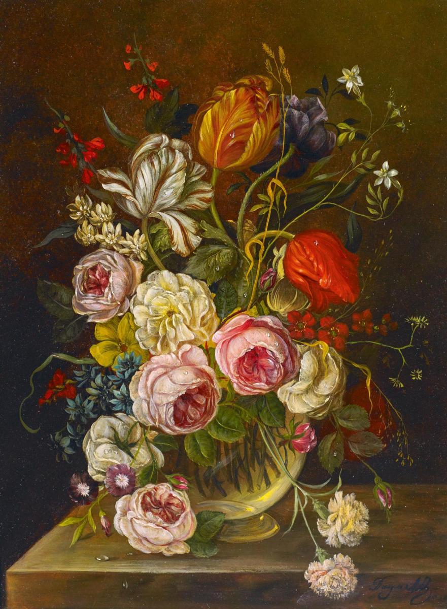 Oskar Robert Dogarth - Blumenstück.