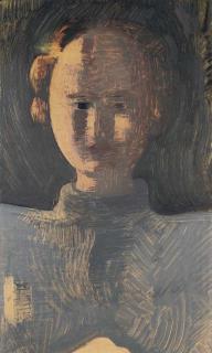 Oskar Schlemmer - Graue Figur Mit Heller Hand