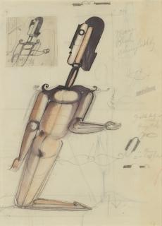 Oskar Schlemmer - Ivo (Entwurf Für Eine Plastik) (Ivo (Design For A Sculpture))