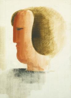 Oskar Schlemmer - Kopf Nach Links (Head To The Left)