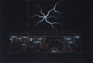 Oskar Schlemmer - Projet de décor pour \