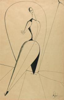 Oskar Schlemmer - Tänzerin.