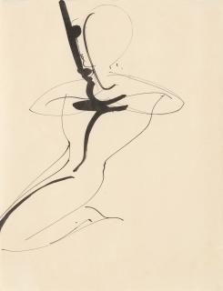 Oskar Schlemmer - Untitled (Figure)
