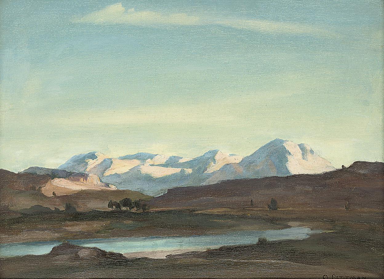 Osmund Pittman - The Cuillins From Kinlochewe