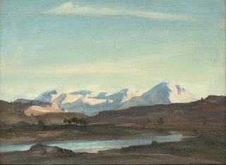 Osmund Pittman - The Cuillins From Kinlochewe