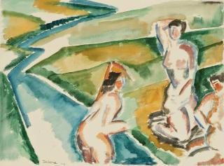 Ossip Zadkine - Baigneuses