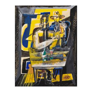 Ossip Zadkine - Couple buvant