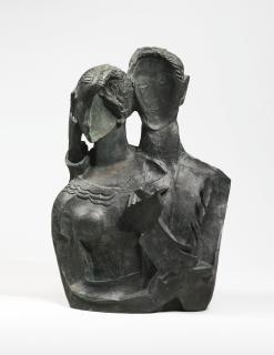 Ossip Zadkine - Double Portrait De Henk Et Nel Wiegersma