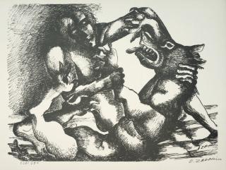 Ossip Zadkine - Euripides, Die Arbeiten des Herakles, Verlag Galerie Christophe Czwiklitzer, Cologne, 1960