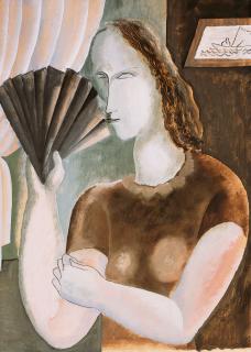Ossip Zadkine - Femme à l\'éventail