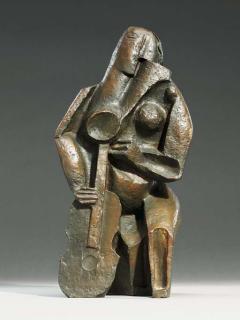 Ossip Zadkine - Femme assise au luth