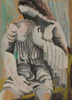 Ossip Zadkine - Femme assise