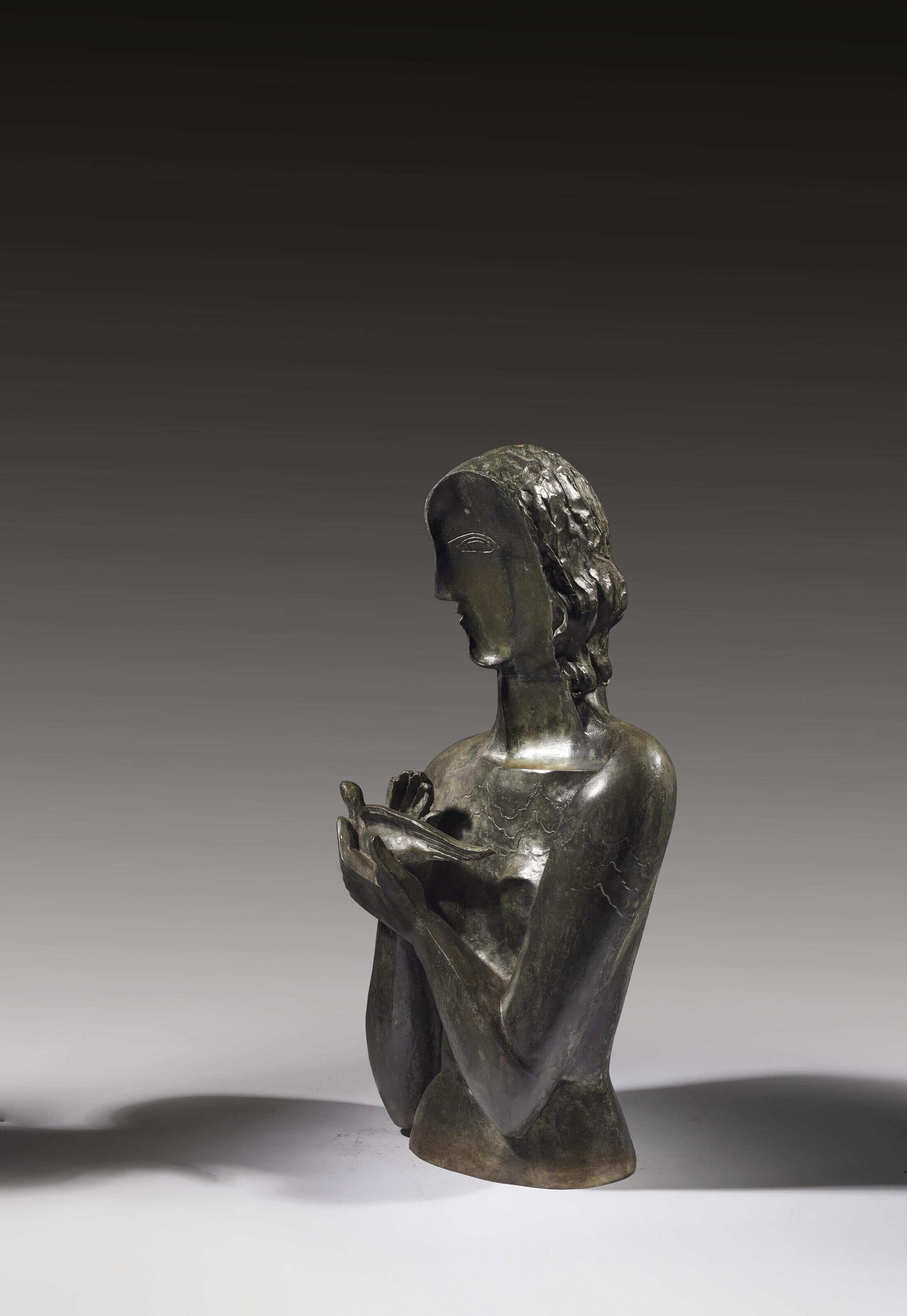 Ossip Zadkine - Jeune fille à la Colombe