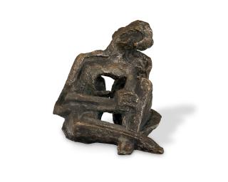 Ossip Zadkine - La rêveuse ou Fillette assise