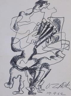 Ossip Zadkine - L\'Accordéoniste