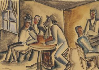Ossip Zadkine - Le café