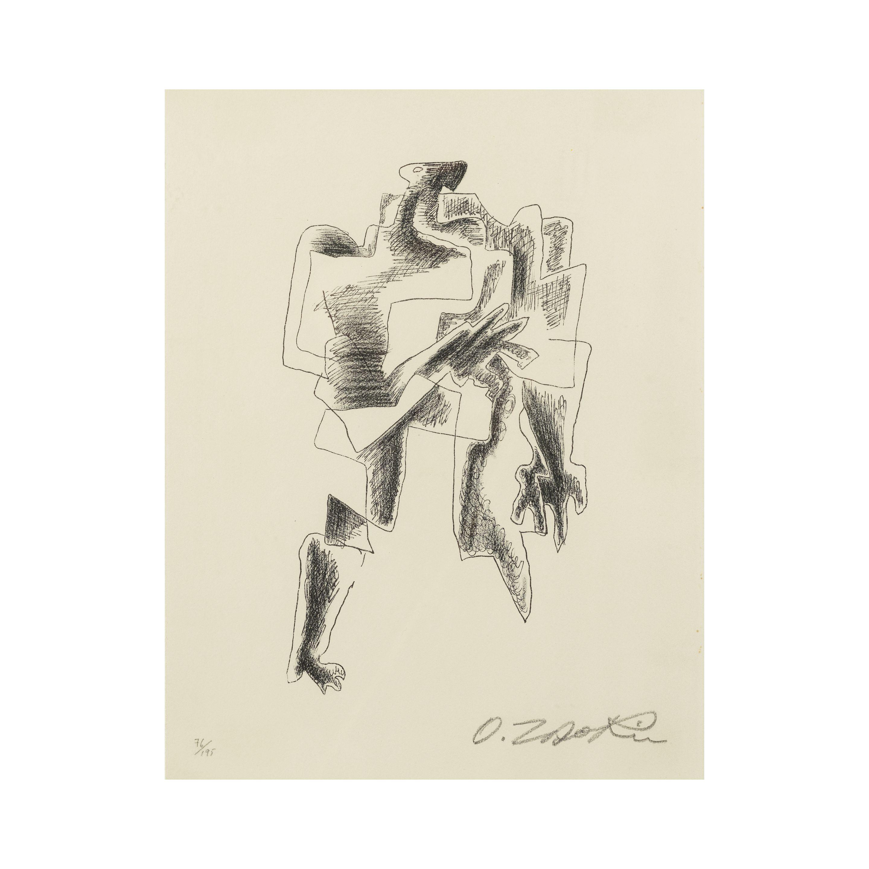 Ossip Zadkine - L\'Oiseau Qui N\'Existe Pas et Autres Poèmes, 1965