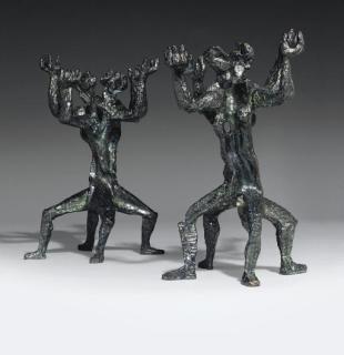 Ossip Zadkine - Paire de candélabres