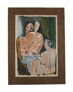 Ossip Zadkine - Trois femmes dans un intérieur