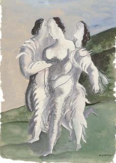 Ossip Zadkine - Trois femmes