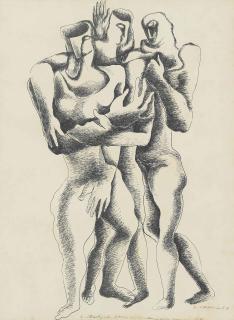 Ossip Zadkine - Trois figures