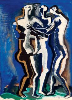 Ossip Zadkine - Trois Figures