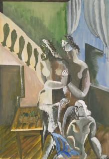 Ossip Zadkine - Trois Nues Dans Un Intérieur