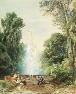 Oswald Achenbach - In the park