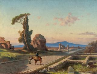 Oswald Achenbach - „Via Appia Antiqua“