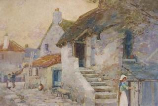 Oswald Garside, R.I. - Idle Gossip