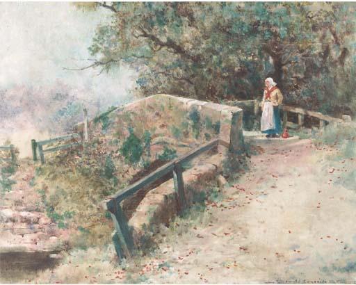 Oswald Garside, R.I. - Neath The Shade Of The Whispering Trees