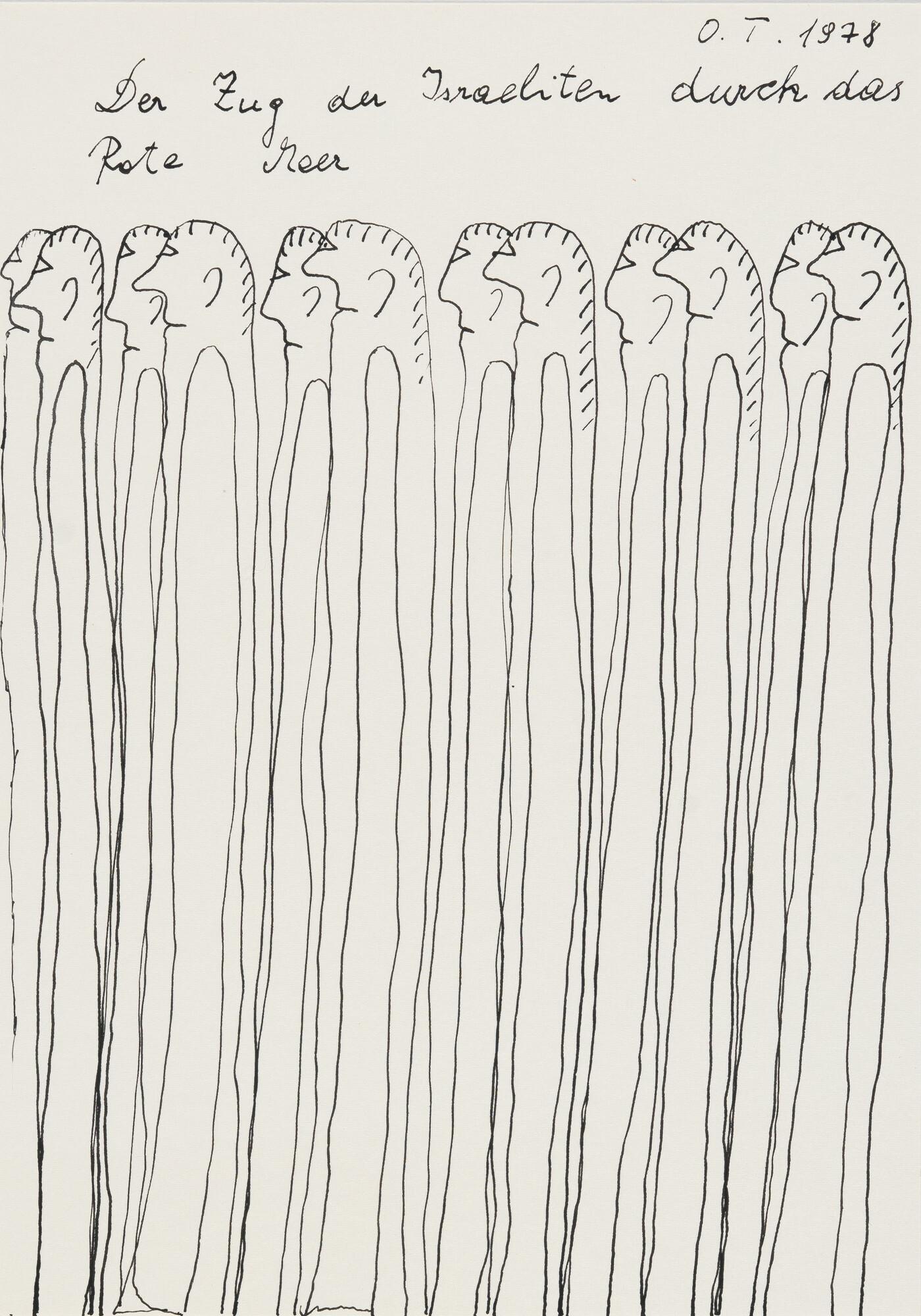 Oswald Tschirtner - „Der Zug der Israeliten durch das Rote Meer“