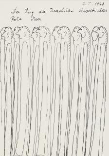 Oswald Tschirtner - „Der Zug der Israeliten durch das Rote Meer“