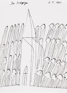 Oswald Tschirtner - »Die Kirchgänger«