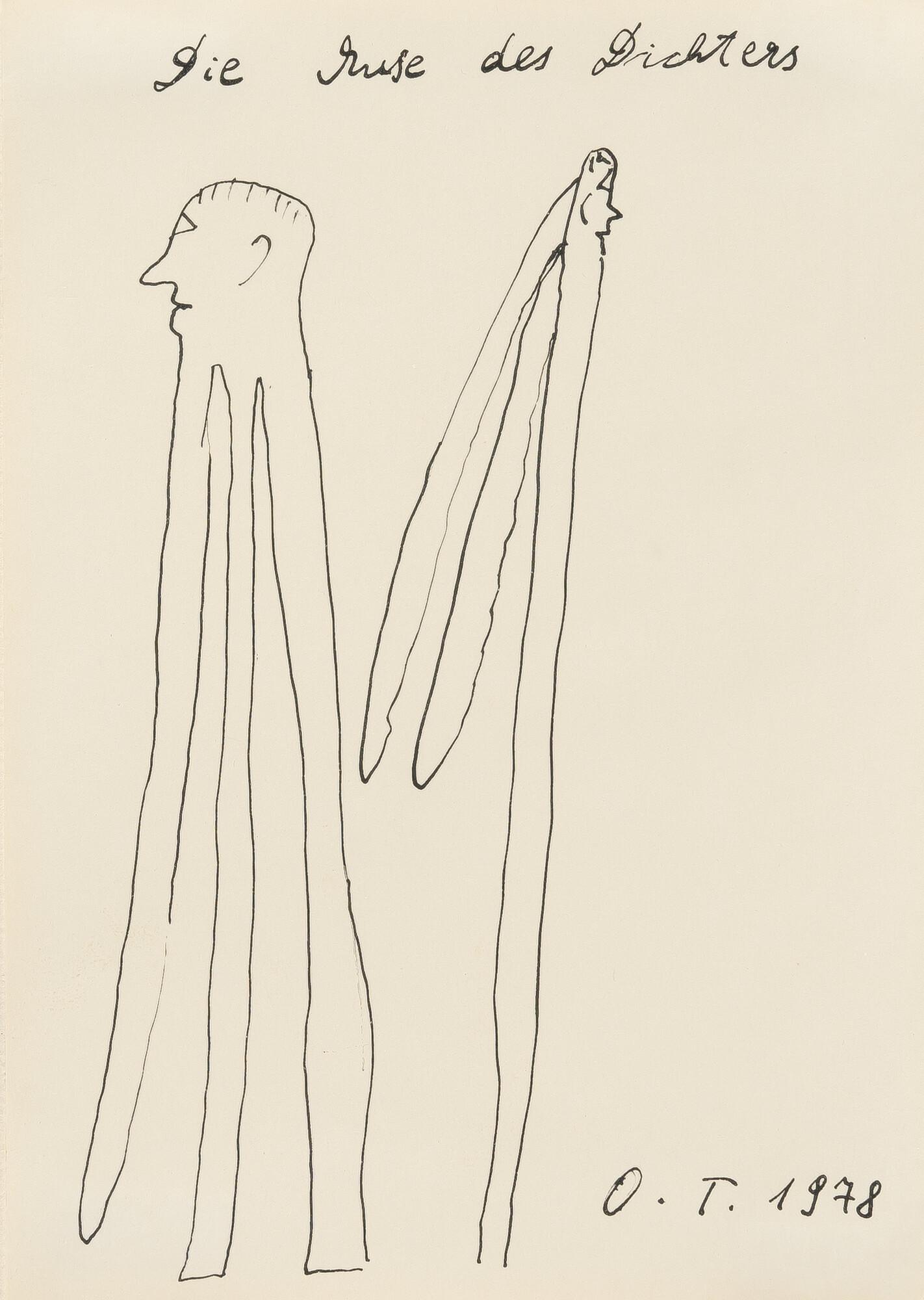 Oswald Tschirtner - „Die Muse des Dichters“