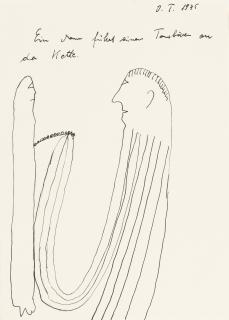 Oswald Tschirtner - „Ein Mann führt einen Tanzbären an der Kette“