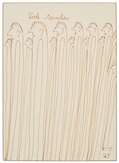 Oswald Tschirtner - Viele Menschen (Many People)