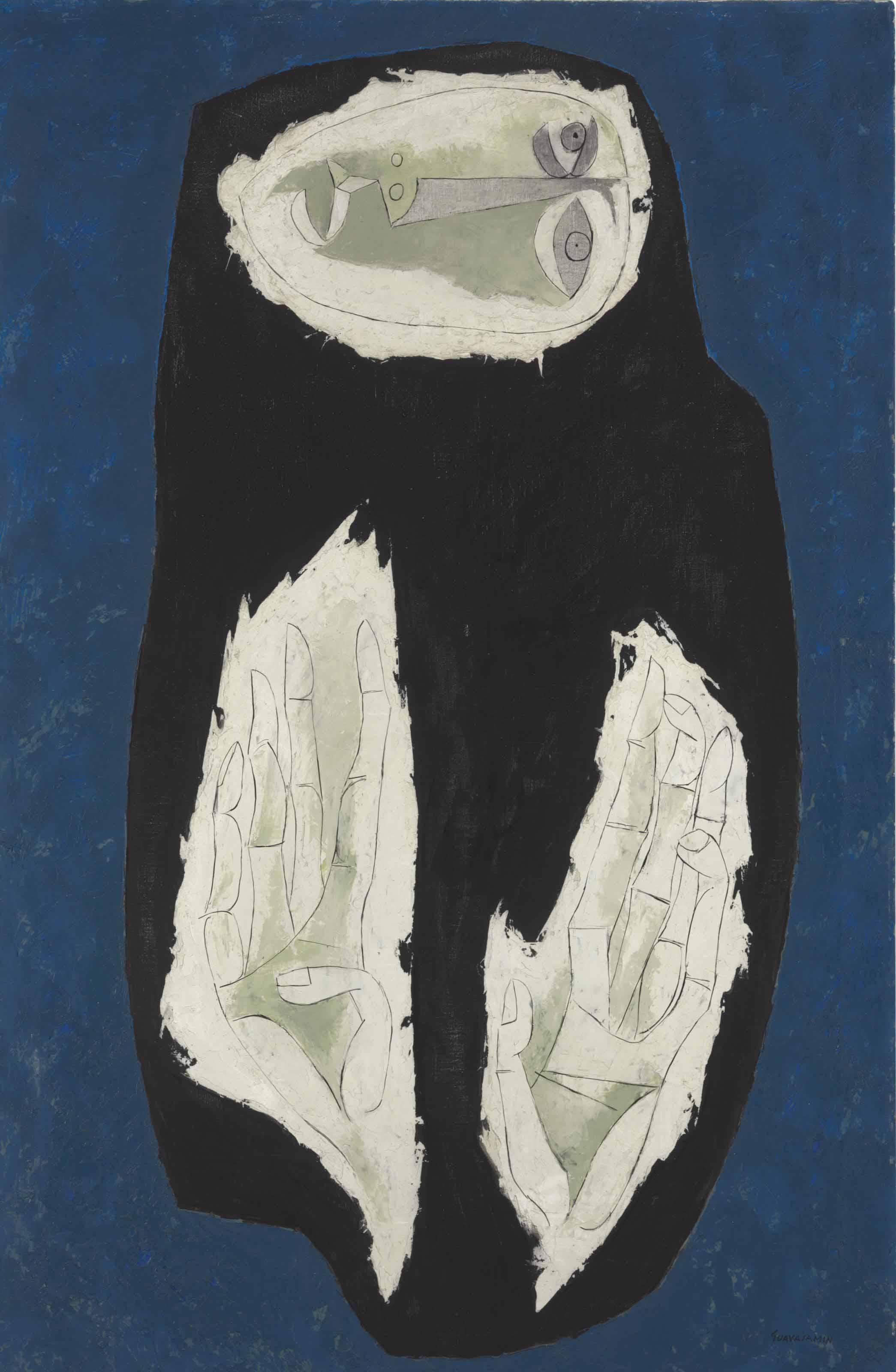 Oswaldo Guayasamín - Boceto para \