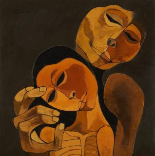 Oswaldo Guayasamín - Madre Y Niño