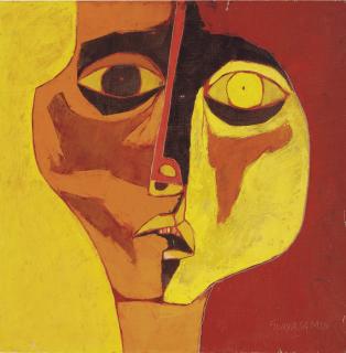 Oswaldo Guayasamín - Niño en ocres