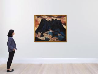 Oswaldo Guayasamín - Paisaje de Quito