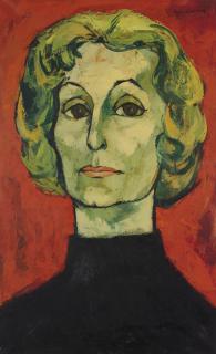 Oswaldo Guayasamin - Portrait Of Linda Lay Shuler