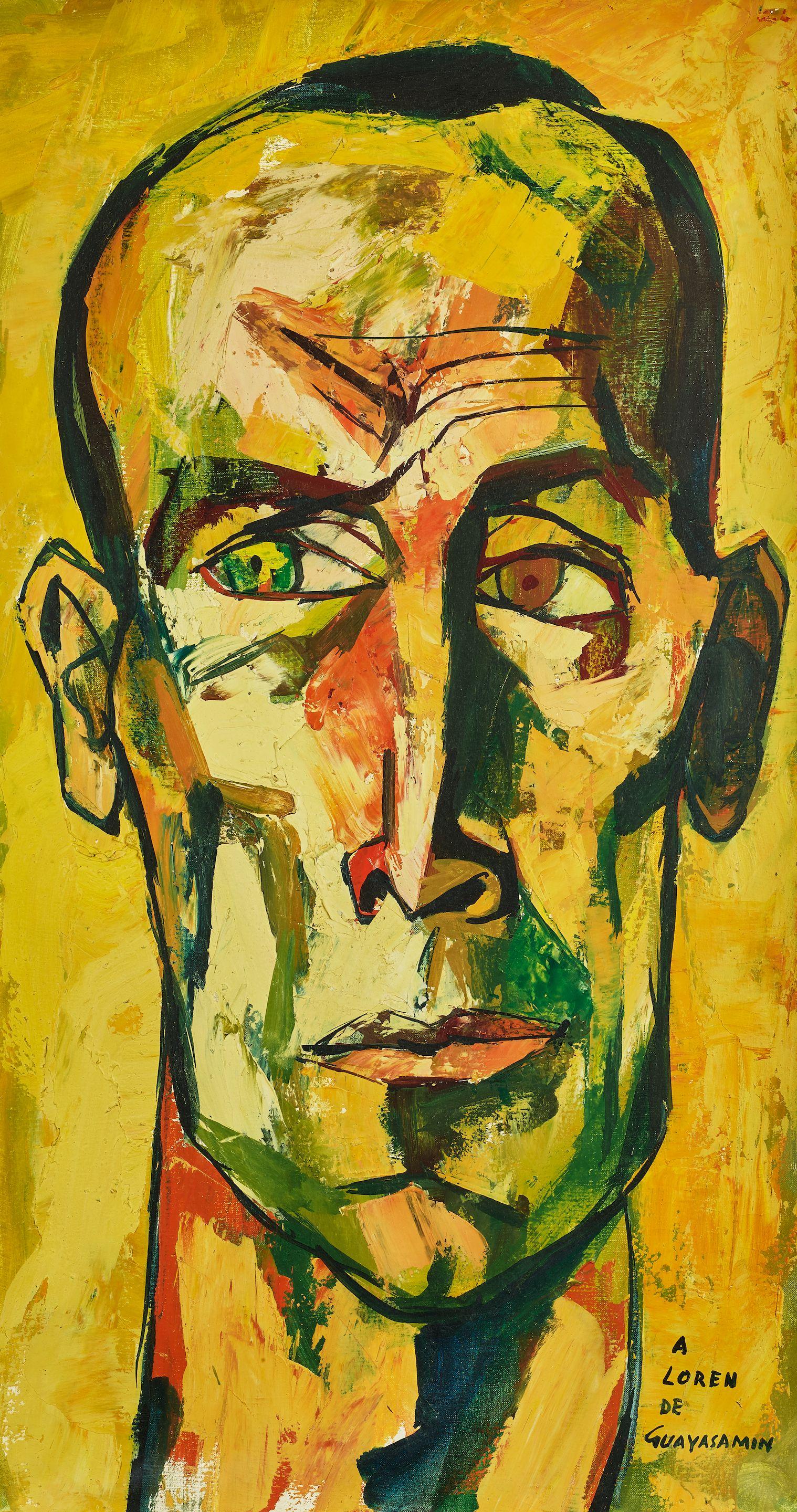 Oswaldo Guayasamin - Portrait of Loren McIntyre