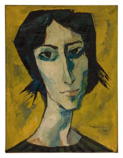 Oswaldo Guayasamín - Portrait of Myra Landau