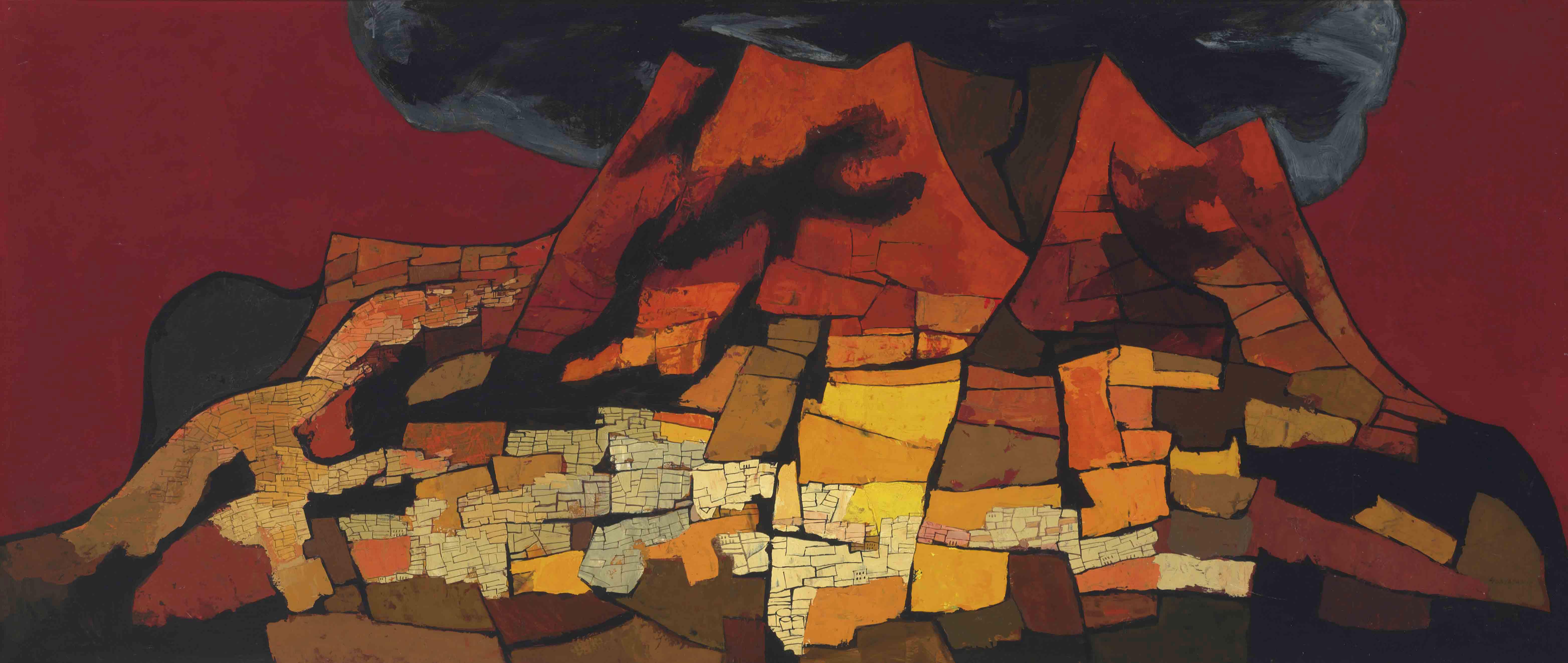Oswaldo Guayasamín - Quito en rojo